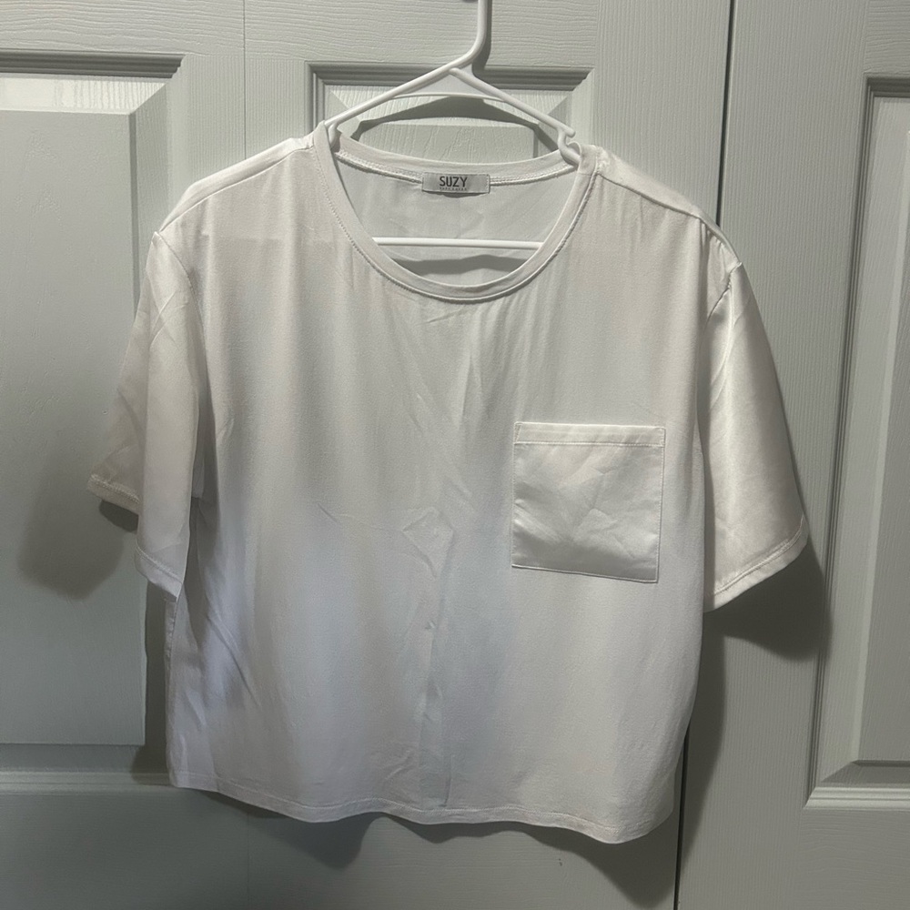 Loose Fitting White T shirt
